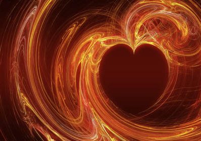 De vlam van de liefde