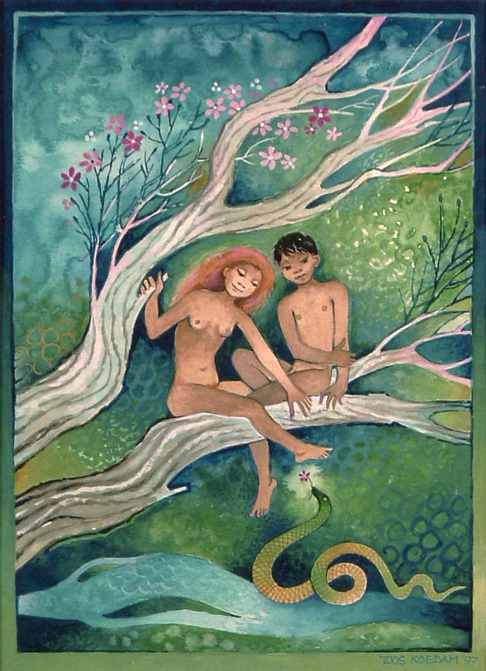 Gouache van Toos Koperdraat-Koedam